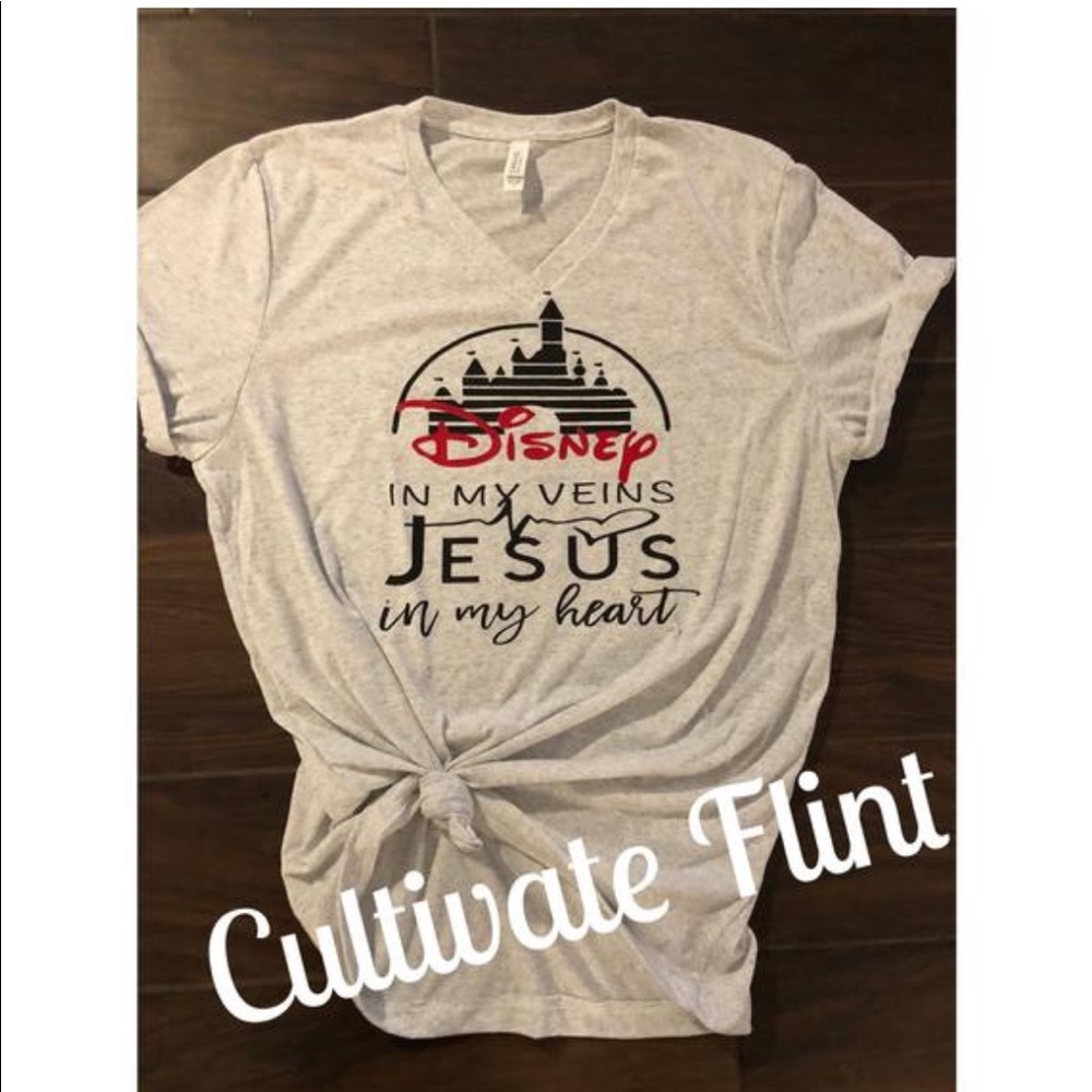 Disney in my veins woman’s shirt new!